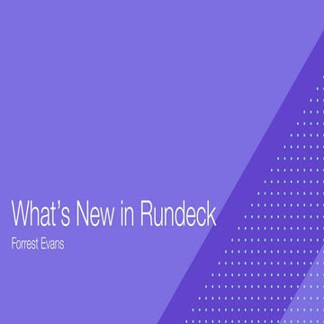 What's New in Rundeck 3.4   