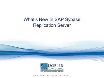What's New in SAP Replication Server 15.7.1 SP100