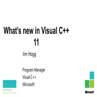 What&rsquo;s new in Visual C++