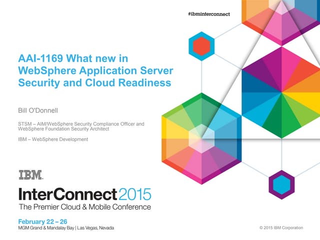 Whats new in was liberty   security and cloud readiness
