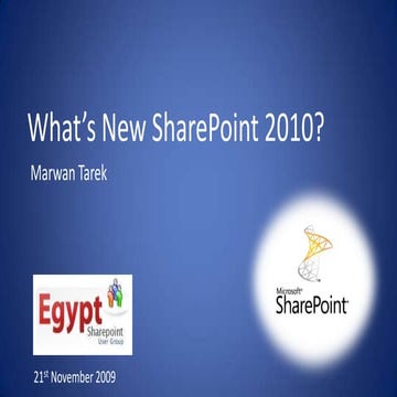 What’s New SharePoint 2010?