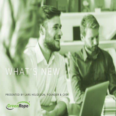 What's New with GreenRope
