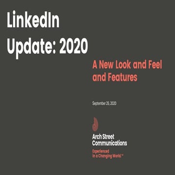 What's New With LinkedIn