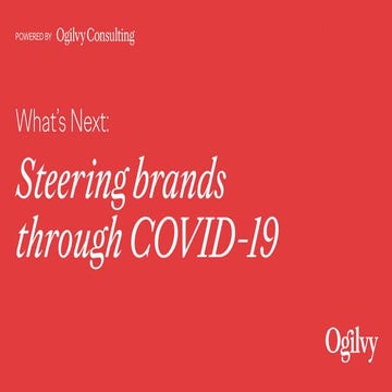 What's Next: Steering Brands through COVID-19