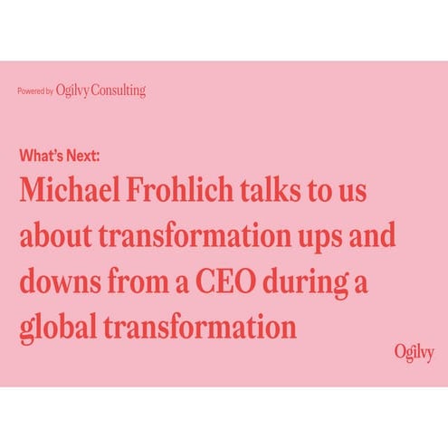 What's Next: Michael Frohlich talks to us about the woes from a CEO during a ...