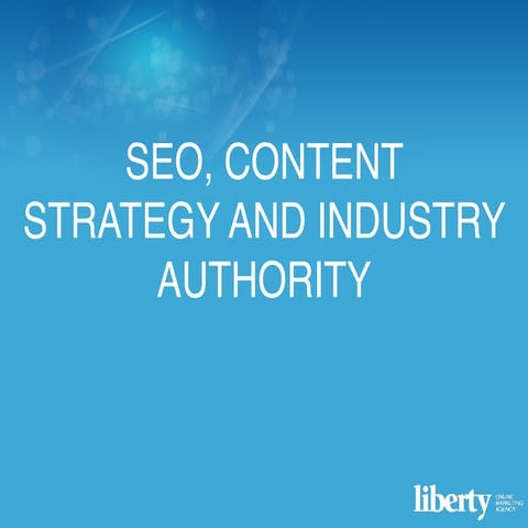 SEO & Content Strategy - Whats Next Feb 2012