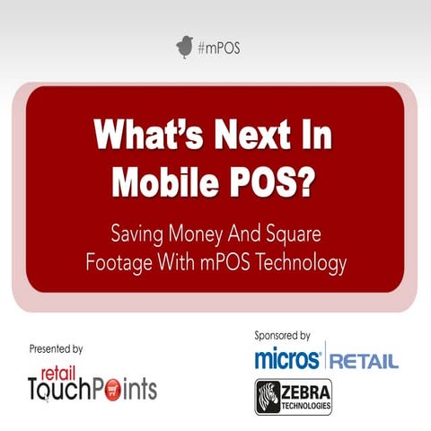 What’s Next In Mobile POS: Saving Money And Square Footage With mPOS Technology