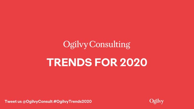 What's Next: Trends for 2020