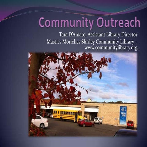 What Makes Community Outreach Tick? 