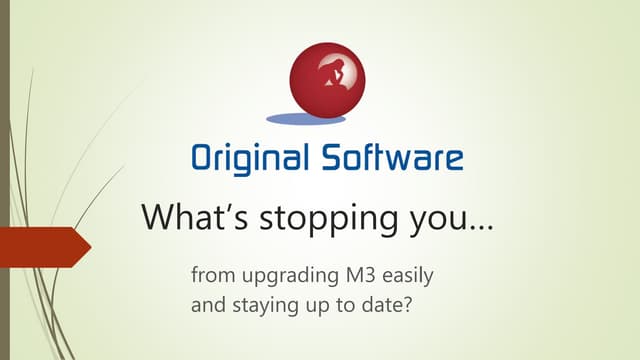 Whats stopping your Infor M3 upgrade