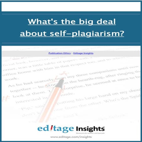 Whats the big deal about self-plagiarism?