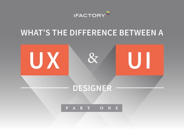 What’s the difference between a UX and UI designer? (Part one)