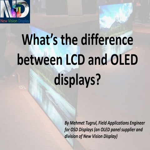 What’s the difference between lcd and oled displays