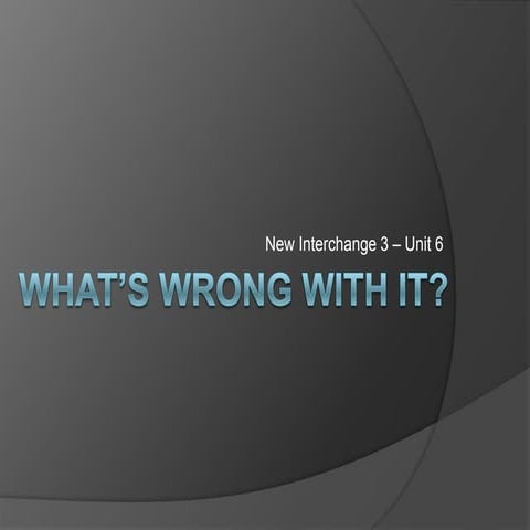 What’s wrong with it