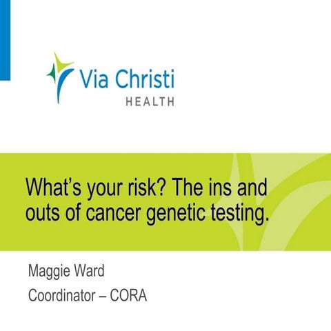 Cancer: What's your risk?