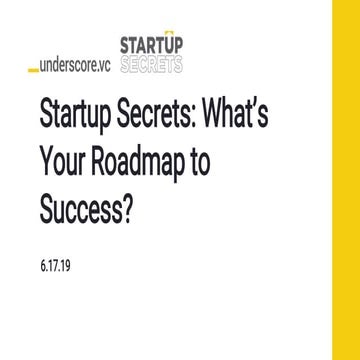 What's Your Roadmap to Success?