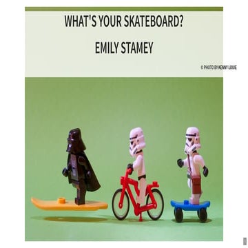 Whats Your Skateboard - OSCON