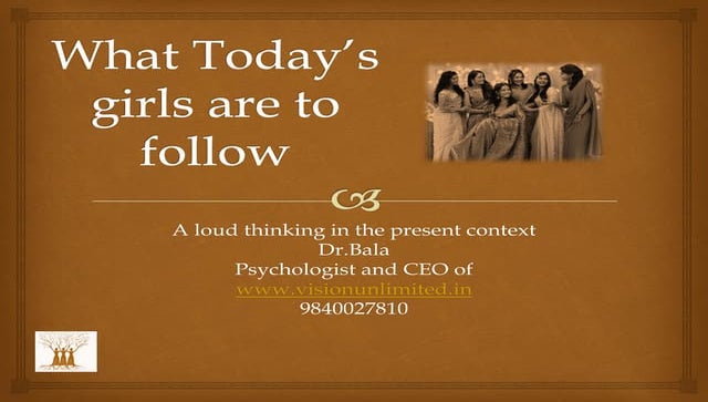 What teenage girls are to follow