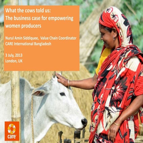 What the cows told us: the business case for empowering women farmers