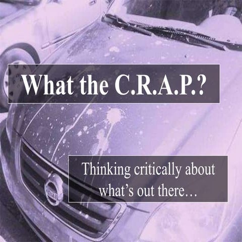 What the C.R.A.P.?