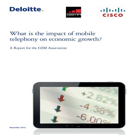 What the impact of mobile telephone on economic growth