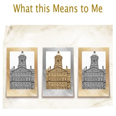 What this means to me