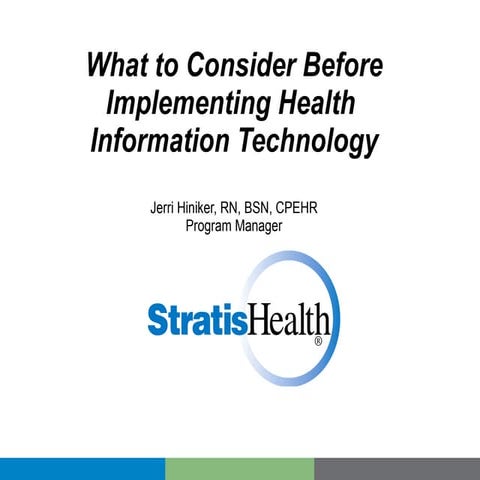 What to consider before implementing hit final 052710_nn