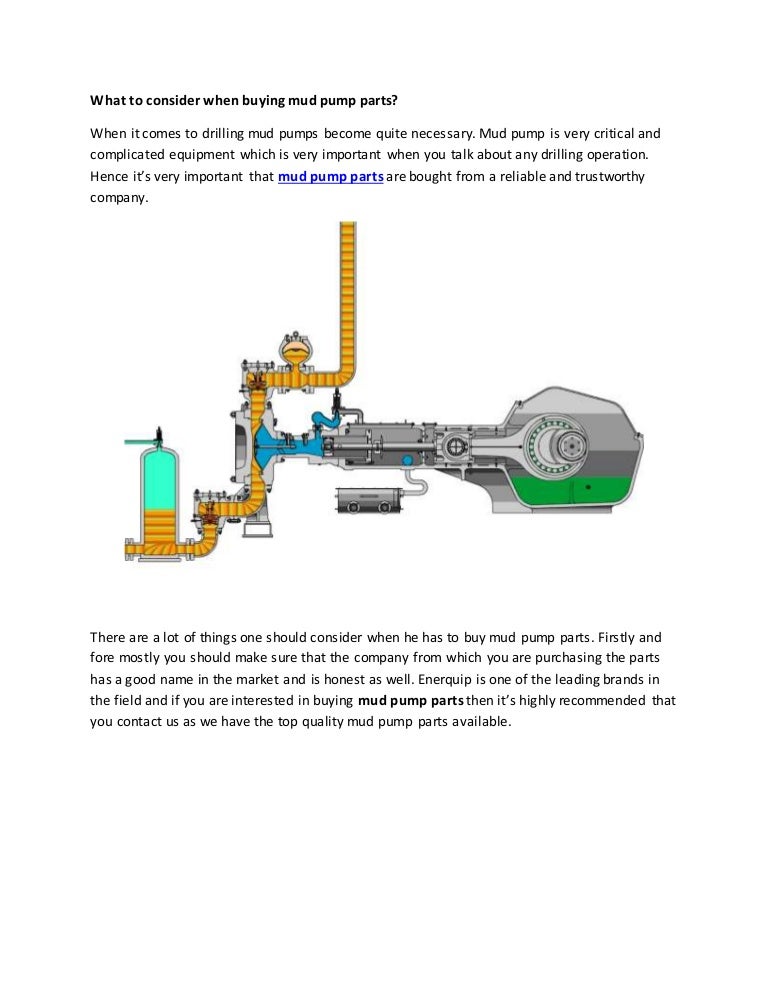 What to consider when buying mud pump parts
