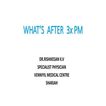 What to do after 3x pm