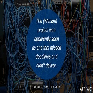 What To Do When Watson Fails