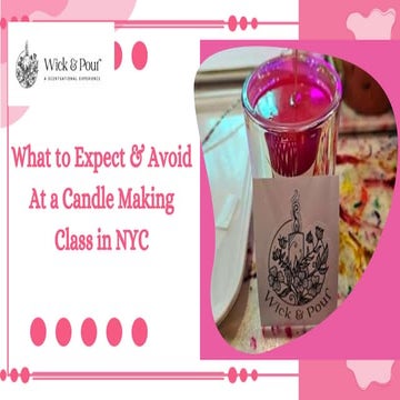 Candle Making Lesson Plan - Unbound Stockton | PDF