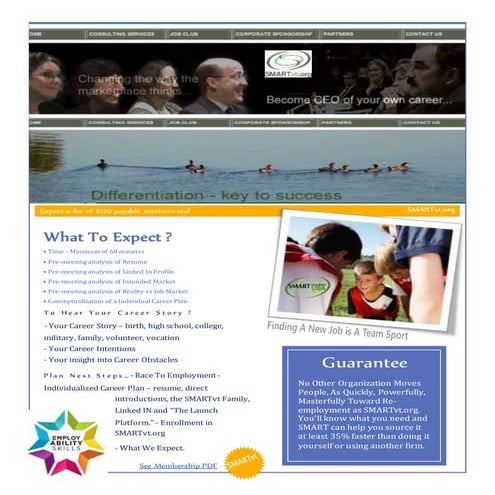 What to expect first