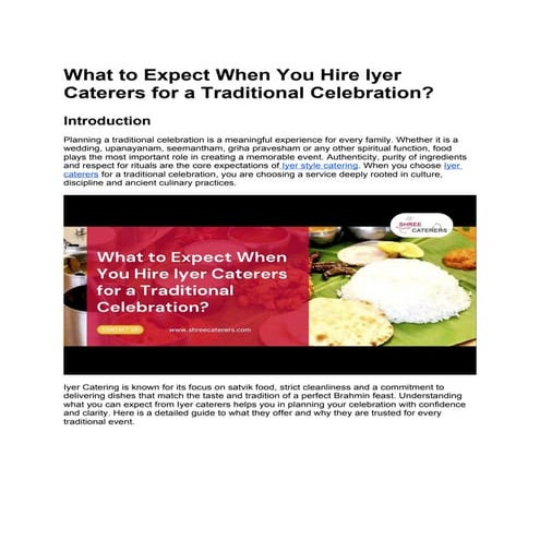 What to Expect When You Hire Iyer Caterers for a Traditional Celebration_.docx
