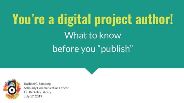 What to know before you click "publish"  