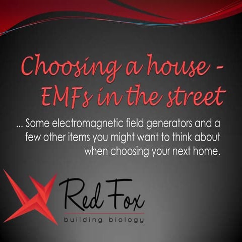 What to look for choosing a house - electromagnetic radiation in the environment