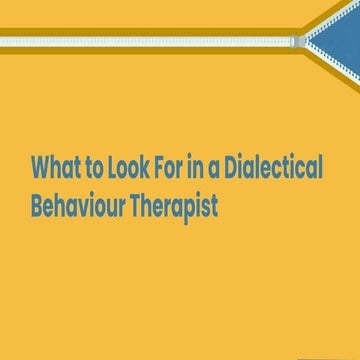 Dialectical Behavior Therapy | PPTX