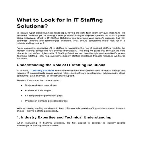 What to Look for in IT Staffing Solutions.pdf