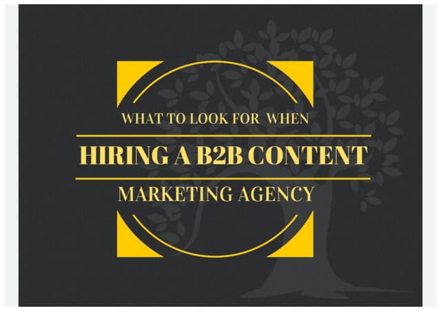 What to Look for When Hiring a B2B ...