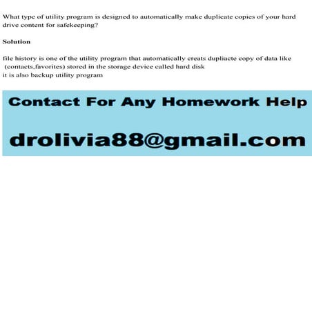 What type of utility program is designed to automatically make dupli.pdf