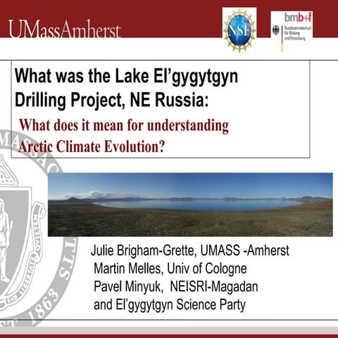 Understanding Artic Climate Evolution 