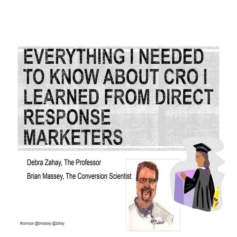 What We Can Learn from Direct Marketers by Brian Massey and Debra Zahay
