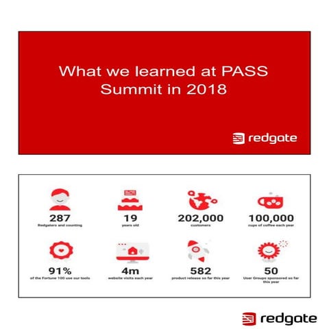 What we learned at pass summit in 2018