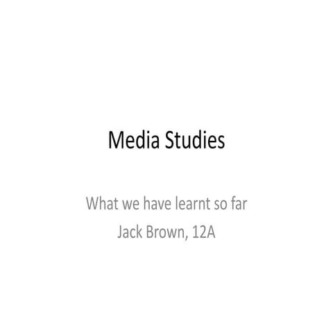 What we learnt so far | PPT