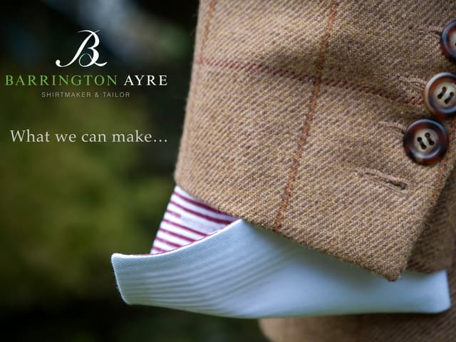 Barrington Ayre Bespoke Clothing - ...