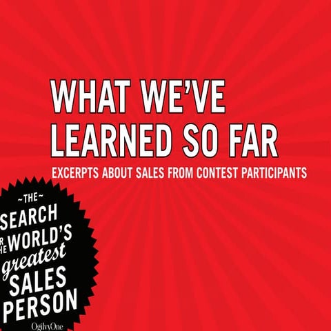 What We've Learned So Far