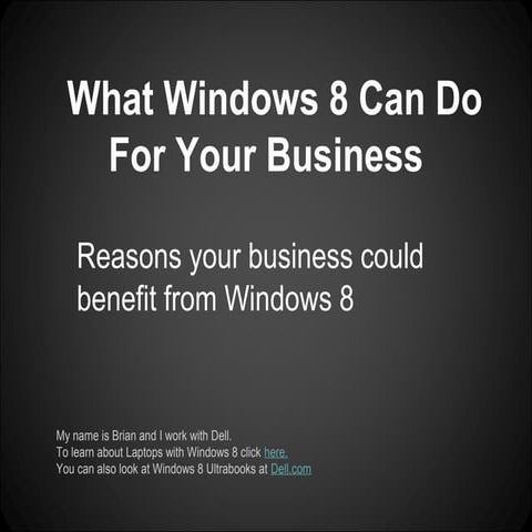 What windows 8 can do for your business (1)