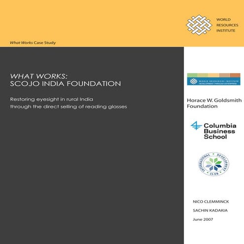 What  Works  Scojo  India  Fdn