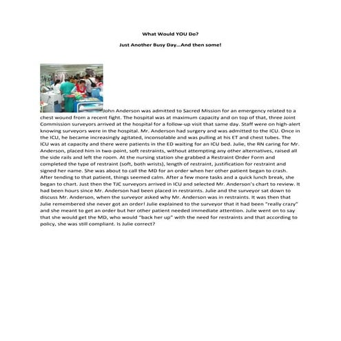 Just Another Busy Day...And then some