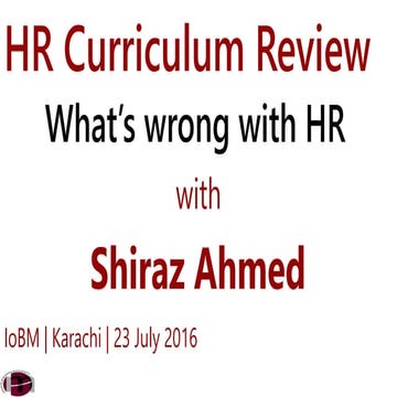 Whats wrong with HR