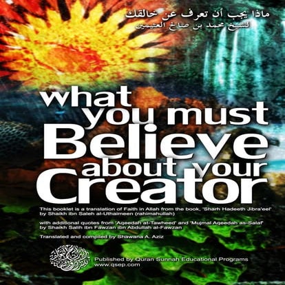 What you must believe